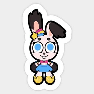 Pansexual Flag Bunny Sticker